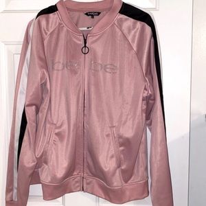 Bebe Rhinestone track jacket